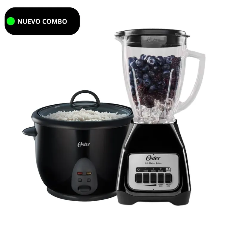 Olla Arrocera CKSTRC1700B 1.8 lt + Licuadora BPB Oster.