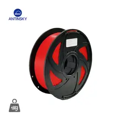 GENERICO - Antinsky Filamento de Impresión 3D 175mm PLA+ Red