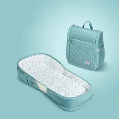 SUNVENO - BOLSO CUNA PORTATIL VERDE