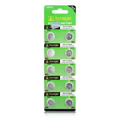 GENERICO - PILAS AG10 LR1130 TIANQIU. BLISTER DE 10 PILAS