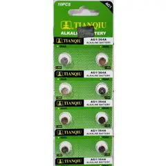 GENERICO - Pilas AG1 364A LR621H TIANQIU BLISTER DE 10 PILAS