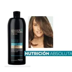 AVON - Shampoo Sin Sal Aceite De Argán Nutrición Advance Techniques