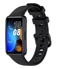 GENERICO - Correa De Silicona Para Huawei Band 8 - Negro