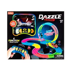 GENERICO - Juguete Pista de Carro Led 134 Piezs con Auto y Control Remoto