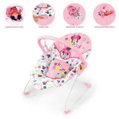 INFANTI - SILLA BAUNCER VIBRADOR «MINNIE MOUSE» Pink