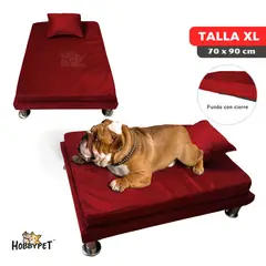 GENERICO - Cama para perro TARIMA DOG - Talla XL - Rojo