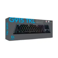 LOGITECH - Teclado Gamer Mecánico G915 Tkl Black