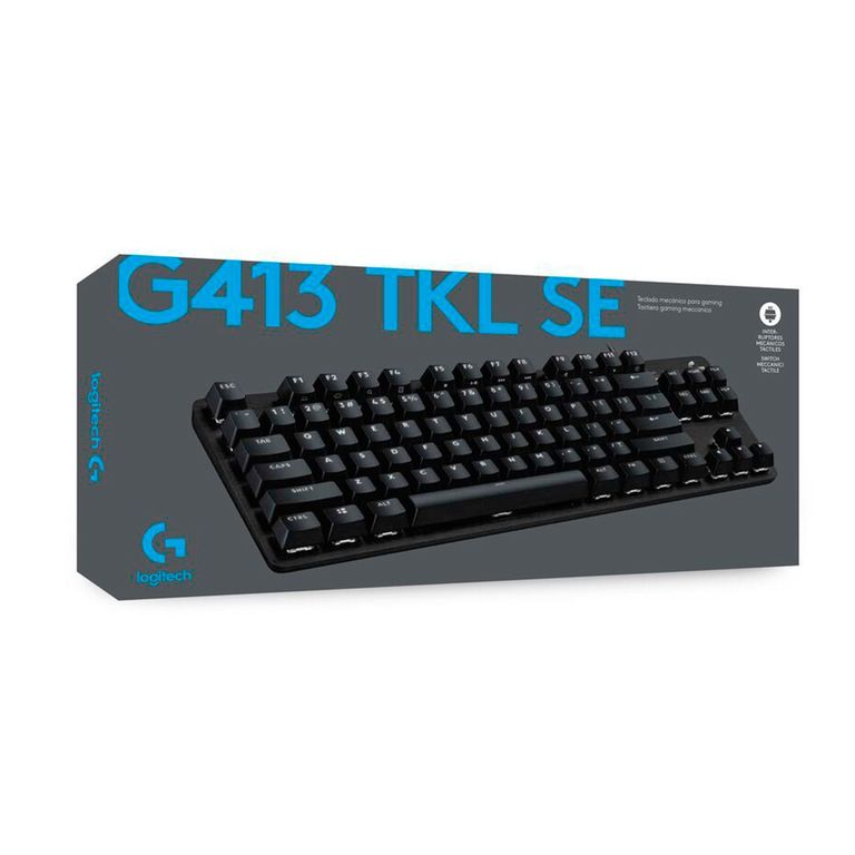 Teclado Gamer G413 Tenkeyless Se Blacklight Mecanical