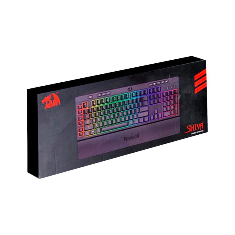 Teclado Gamer Shiva Spanish K512RGB-SP Black