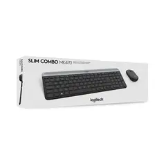 LOGITECH - Teclado Logitech+ Mouse Mk470 Wirelees Slim Usb