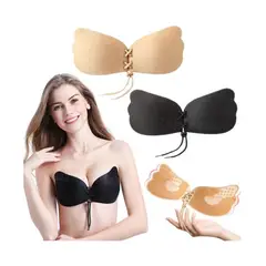 GENERICO - Brasier Push up Invisible Mariposa Levanta Busto Dama Invisible