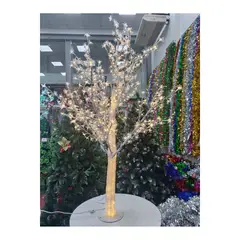 GENERICO - Árbol de Navidad bonsai con luz LED