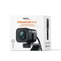 LOGITECH - Camara Streamcam Plus Full Hd Con Soporte Tripod Black
