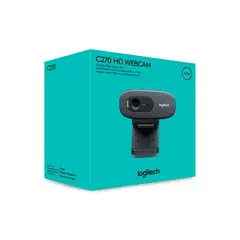 LOGITECH - Camara Webcam C270 Hd 720P Black