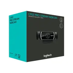 LOGITECH - Camara C922 Pro Stream Fhd 1080P Black