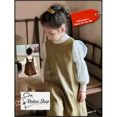 GENERICO - VESTIDO DE CUERO PARA NIÑA - 2 PIEZAS