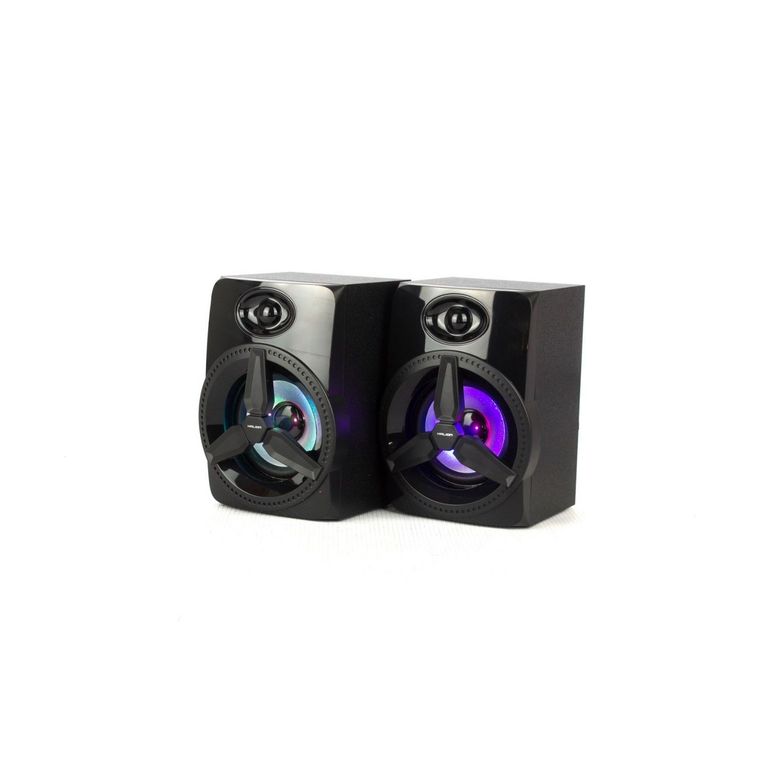 Parlante Gamer Usb 2.0 Ha-s263 Led Helice Rgb