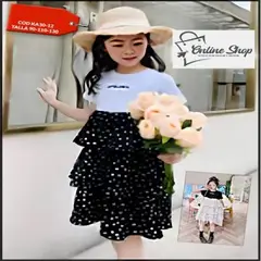 GENERICO - VESTIDO CASUAL CON VARIAS CAPAS PARA NIÑAS