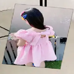 GENERICO - VESTIDO MANGA CORTA PARA NIÑA