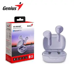 GENIUS - Audifonos Bluetooh Tws Earbuds True M905BT Inalambricos Blanco