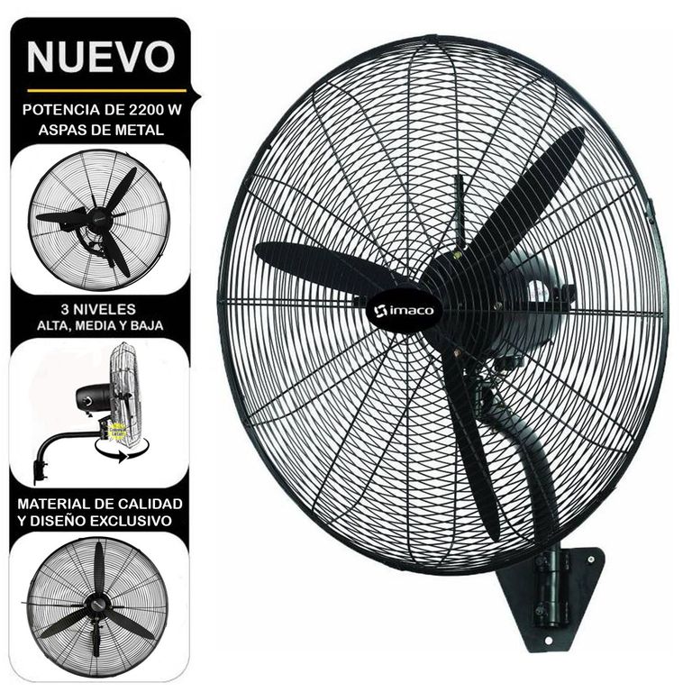 Ventilador De Pared Industrial WF2630 220W