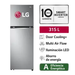 LG - Refrigeradora 315 Lts. Plateado - GT31BPP
