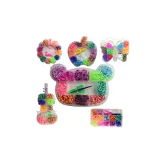 GENERICO - Set de ligas para hacer pulseras