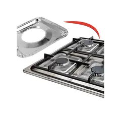GENERICO - Protector de Hornilla para Cocina Pack 12 PCS