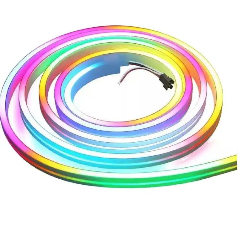 Tira Luces Led Neon Inteligentes RGB 5mts App control Bluetooth