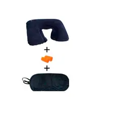 GENERICO - Kit Viajero Almohada De Viaje Antifaz De Dormir