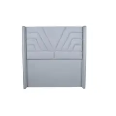 MUEBLES MACRUMO - Cabecera Alta Egipto de 2 Plz - Color Gris Claro