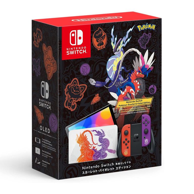 Consola Switch Oled Edicion Pokemon Scarlet Violet