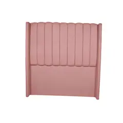 MUEBLES MACRUMO - Cabecera Alta Barcelona de 2 Plz brazo recto - Color Palo Rosa
