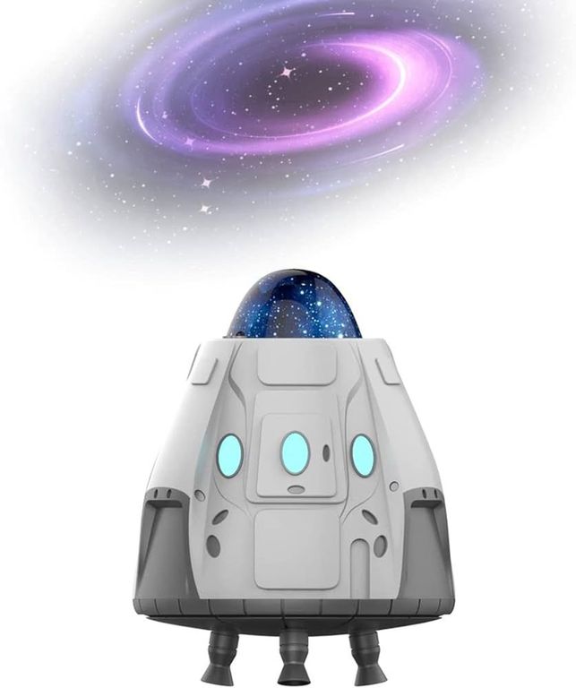 PROYECTOR DE ESTRELLAS Y GALAXIAS DISEÑO COHETE