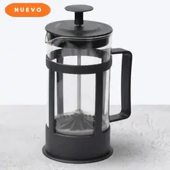 GENERICO - Cafetera Francesa de Pistón Acero Inoxidable de 1 litro