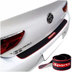 GENERICO - Moldura Protector Sticker Auto Maletero Cajuela Defensa