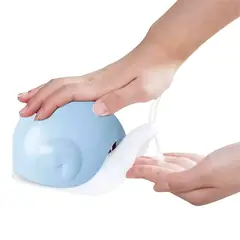 ELMEJORPRECIO - Dispensador de Jabón Líquido shampoo Modelo Caracol Celeste