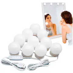 GENERICO - Focos Maquillaje Para Espejo Y Pared Estilo Hollywood de Pared