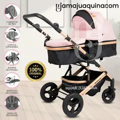 BABY - Coche Travel System Moisés «ROMA II» Edición Limitada Pink