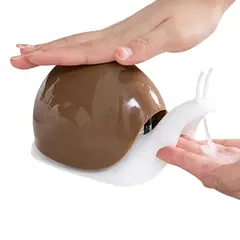 ELMEJORPRECIO - Dispensador de Jabón Líquido shampoo Modelo Caracol Marrón