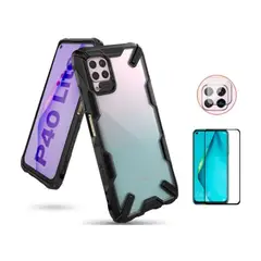 RINGKE - CASE FUSION X PARA HUAWEI P40 LITE Y VIDRIOS