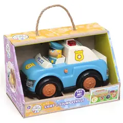 ROO CREW - Vehiculos Mini Carro Policía con Luces y Sonidos