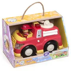 ROO CREW - Vehiculos Mini Camion de Bomberos Luces y Sonidos