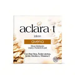 GENERICO - Jabón de Avena Aclara-T Humectante Y Exfoliante 80g