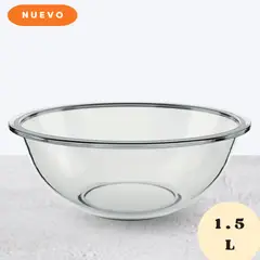 MARINEX - Bowl Transparente de Vidrio 1.5 Lt Plus -