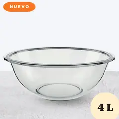 MARINEX - Bowl Transparente de Vidrio 4 Lt Plus -