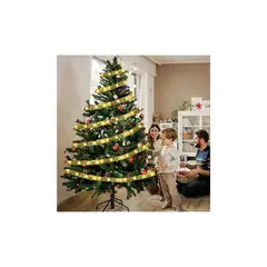 GENERICO - CINTA DECORATIVA LED DE NAVIDAD DORADO