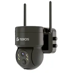 TEROS - CÁMARA SMART SOLAR TE-90603N RESOLUCIÓN 3MP WIFI COLOR NEGRO