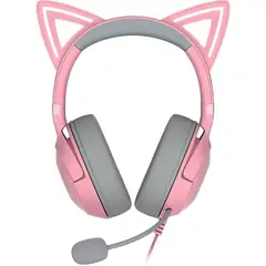 RAZER - AUDIFONO KRAKEN KITTY V2 CHROMA USB QUARTZ