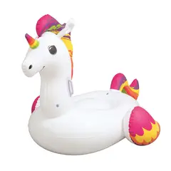 BESTWAY - Flotador De Piscina Con Asiento Unicornio Fantasía -